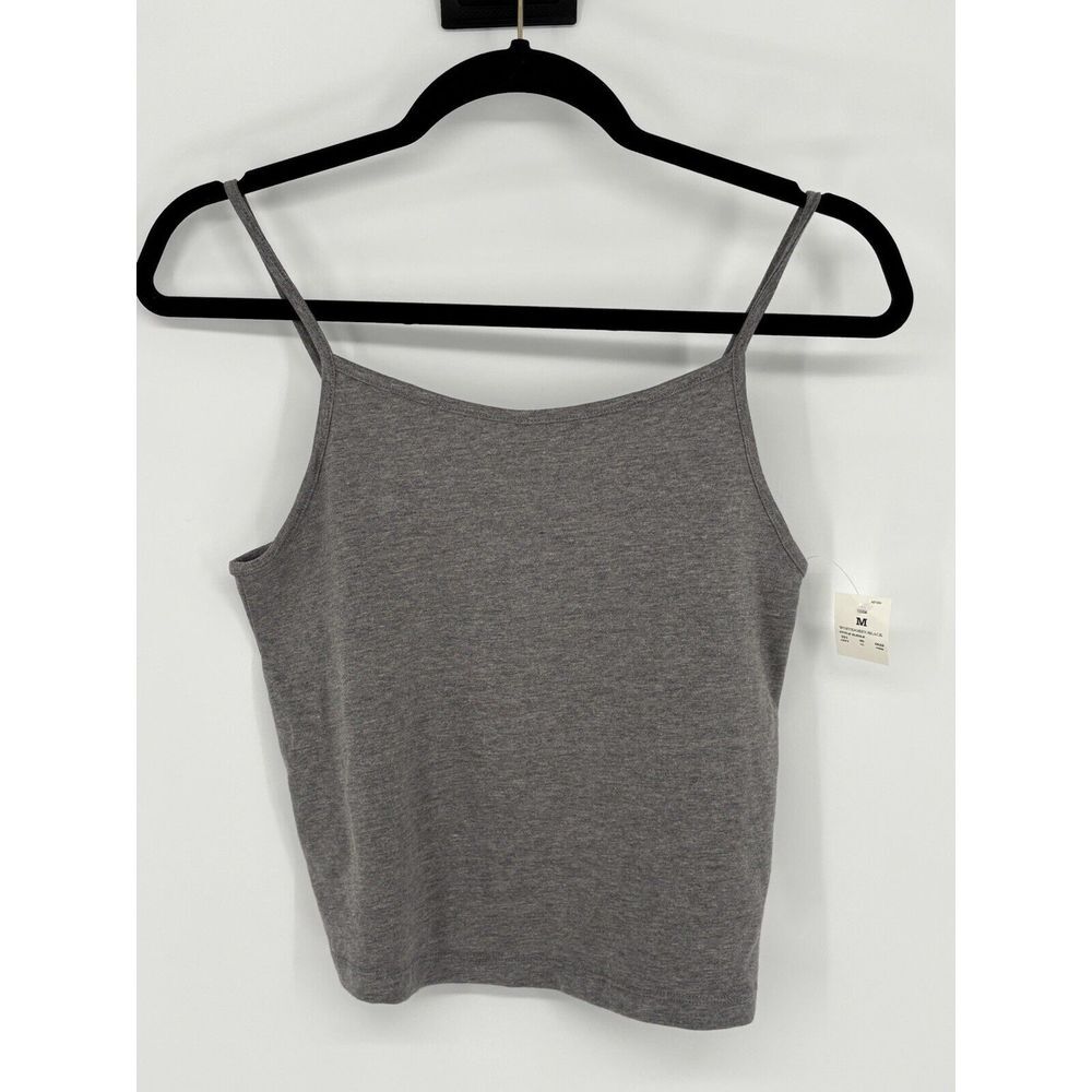 Wild Fable Gray Straight Neckline Cropped Cami Size Medium Brand New - Picture 1 of 7